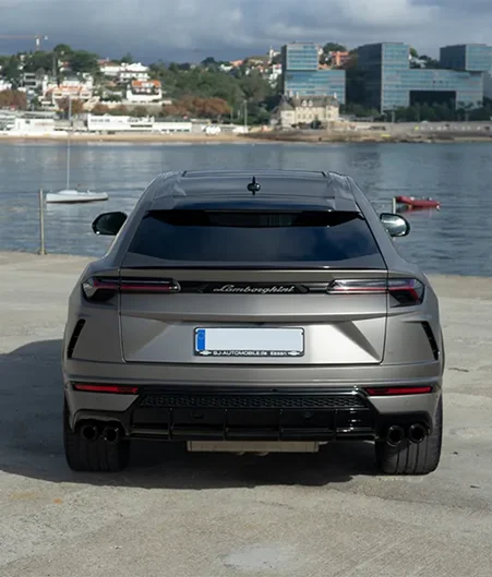 Luxury Lamborghini Urus Grey Car Rental in Lisbon